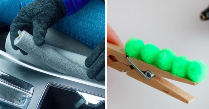 Car interior cleaning hacks